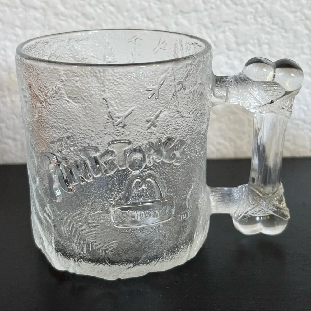 Vintage The Flintstones 1993 RocDonald’s Pre Dawn Mug Set Of 2‎